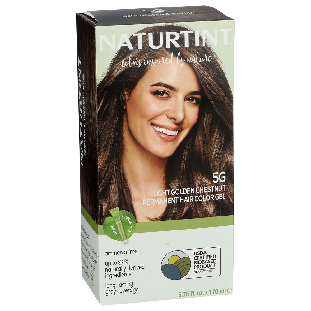 Naturtint 5g Light Golden Chestnut Permanent Hair Color, 5.75 Fluid Ounce