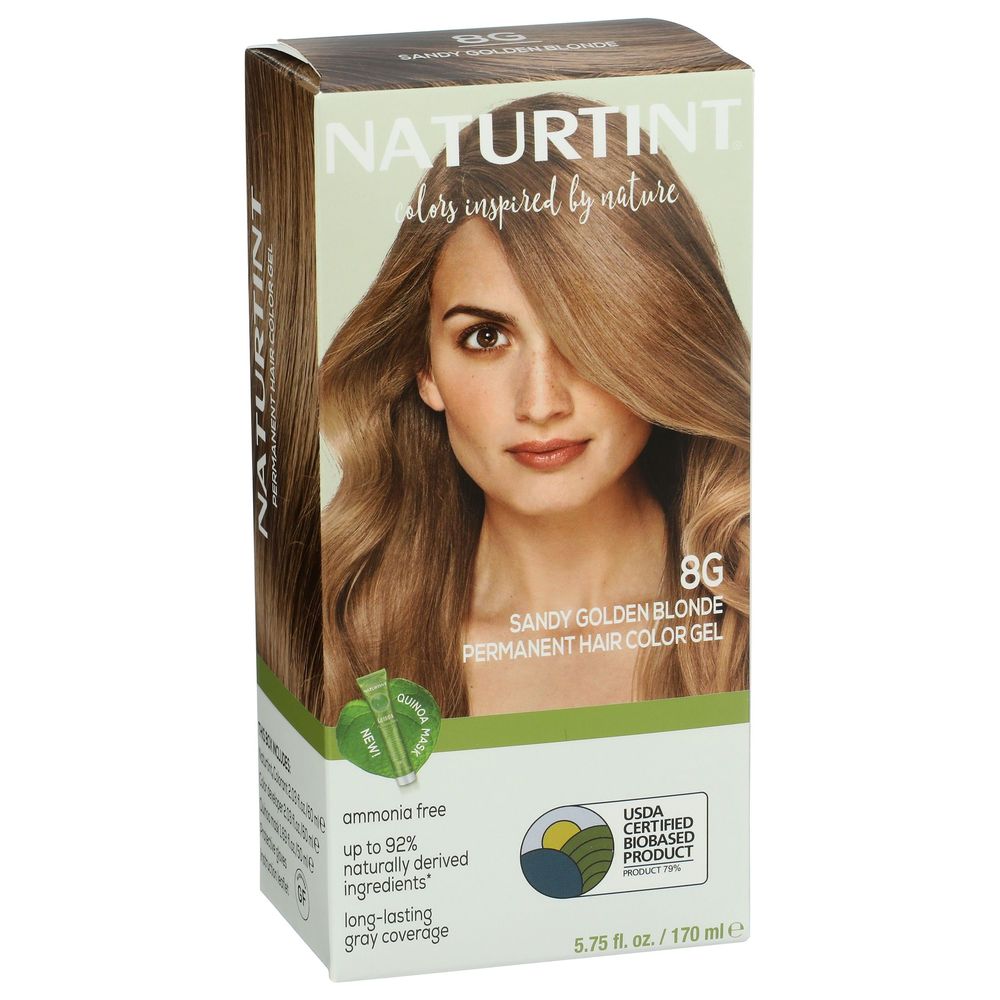Naturtint 8g Sandy Golden Blonde Permanent Hair Color, 5.75 Fluid Ounce -- 3 Per Case