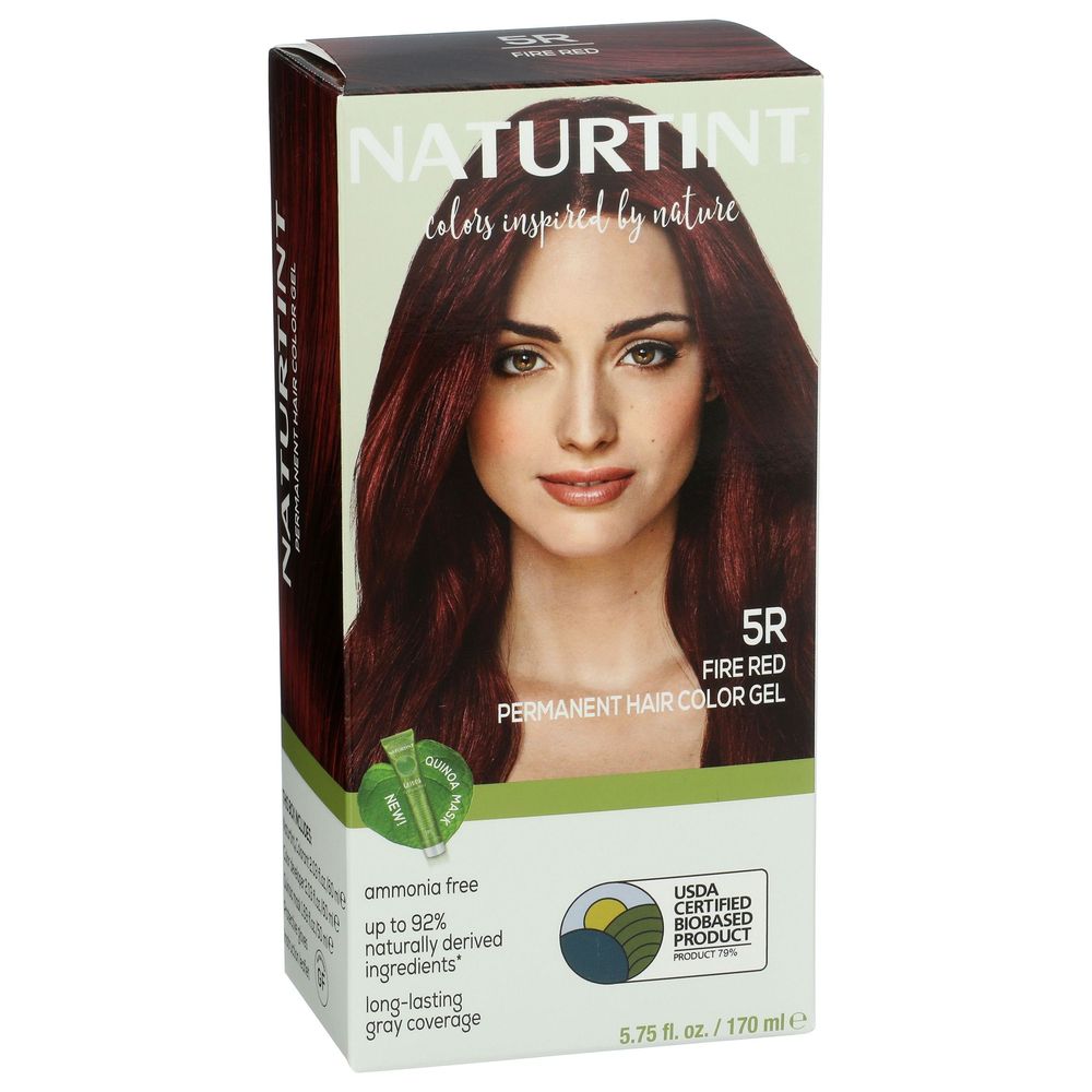 Naturtint 5r Fire Red Permanent Hair Color, 5.75 Fluid Ounce -- 3 Per Case