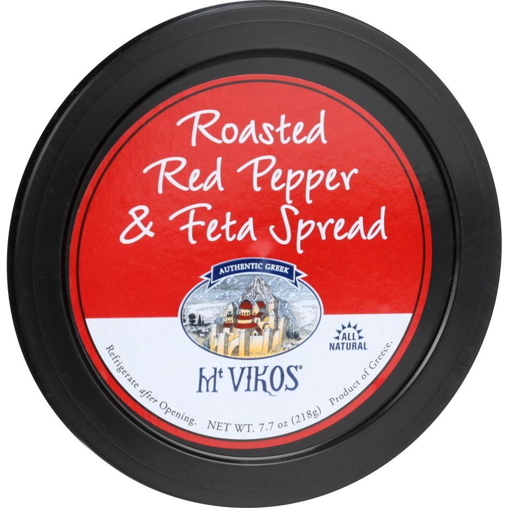 Mt Vikos Red Pepper And Feta Spread, 7.7 Ounce -- 6 Per Case