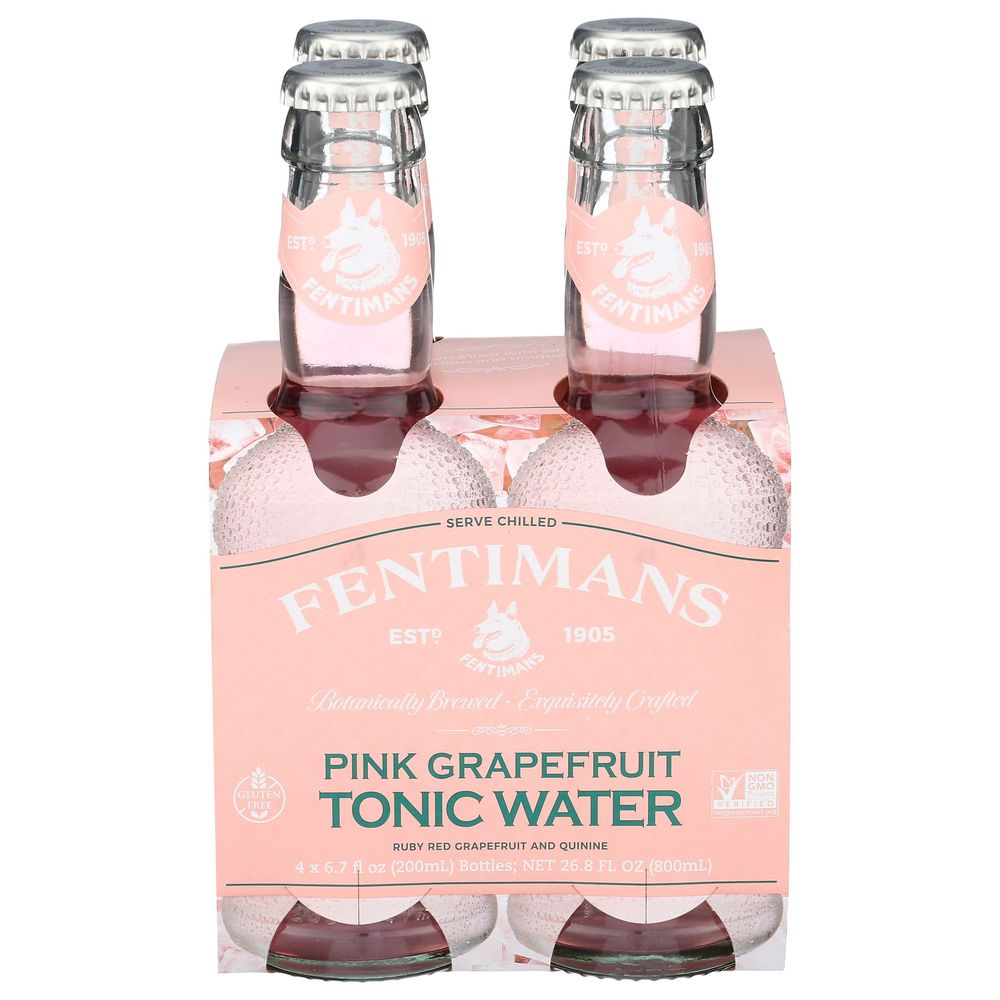 Fentimans Pink Grapefruit Tonic Water, 26.8 Fluid Ounce -- 6 Per Case