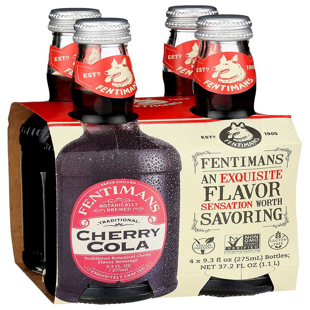 Fentimans Cherry Cola Beverage, 37.2 Fluid Ounce -- 6 Per Case