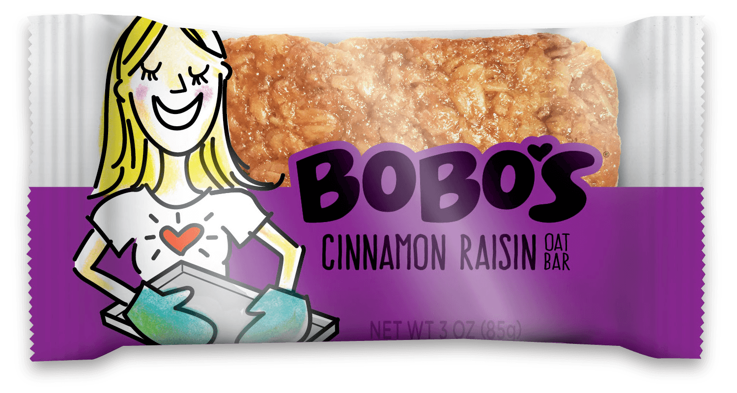 Bobo's Cinnamon Raisin Oat Bar, 3 Ounce -- 12 Per Case