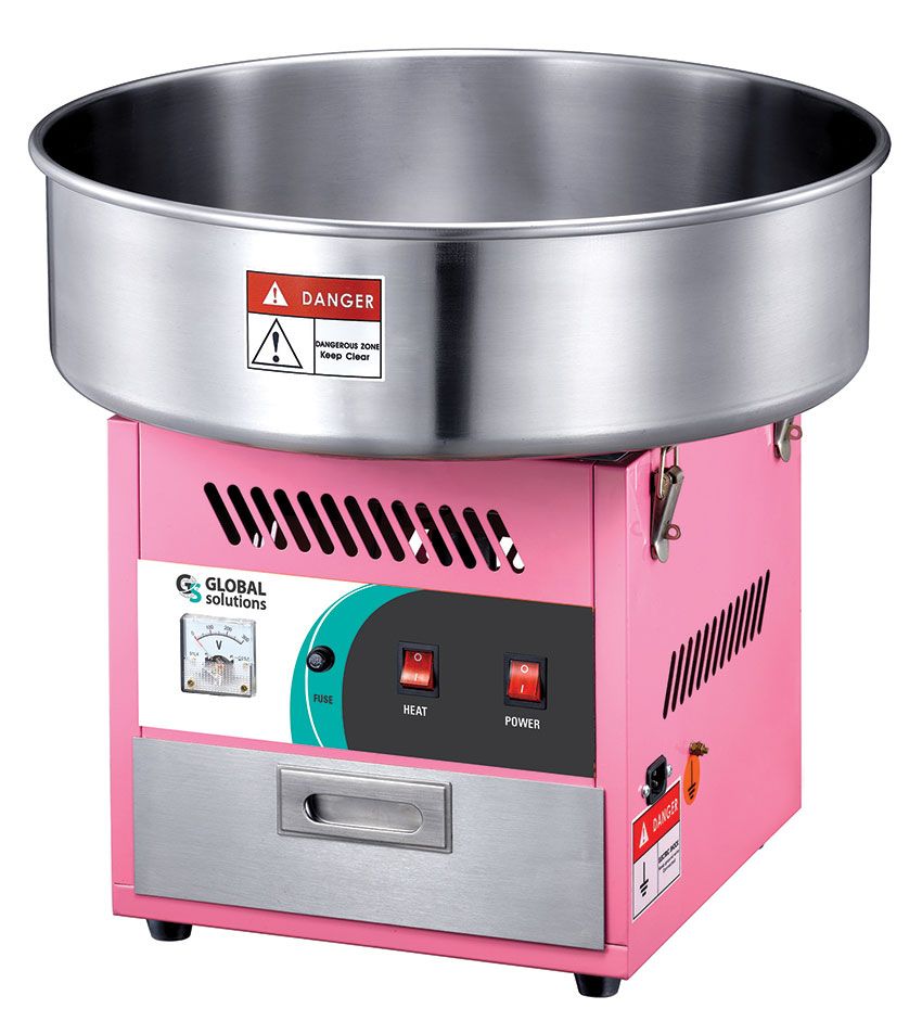 Global Solutions Cotton Candy Machine, 20.5 X 20.5 X 19.75 Inch