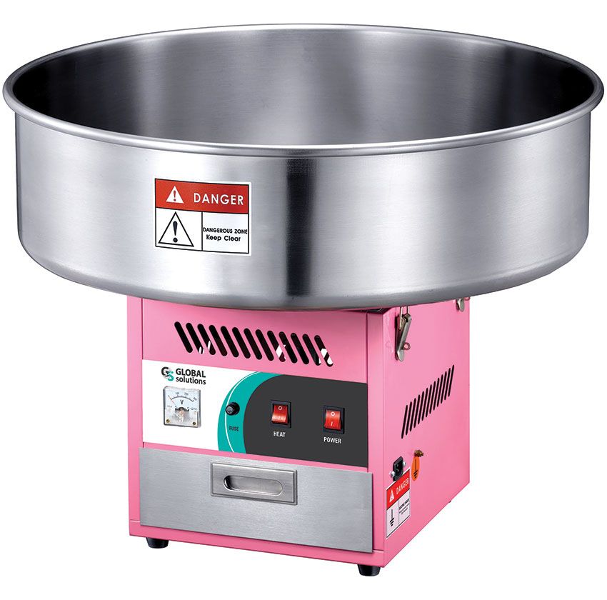 Global Solutions Cotton Candy Machine, 28.375 X 28.375 X 19.75 Inch