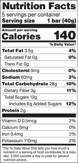Glutino Blueberry Acai Oven Baked Bar, 7.05 Ounce -- 12 Per Case
