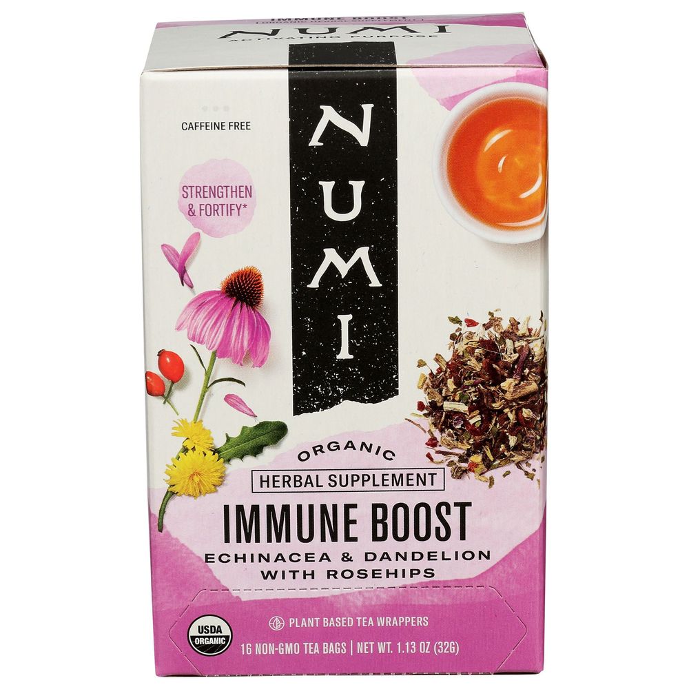 Numi Immune Boost Tea Bag, 16 count 6 per case
