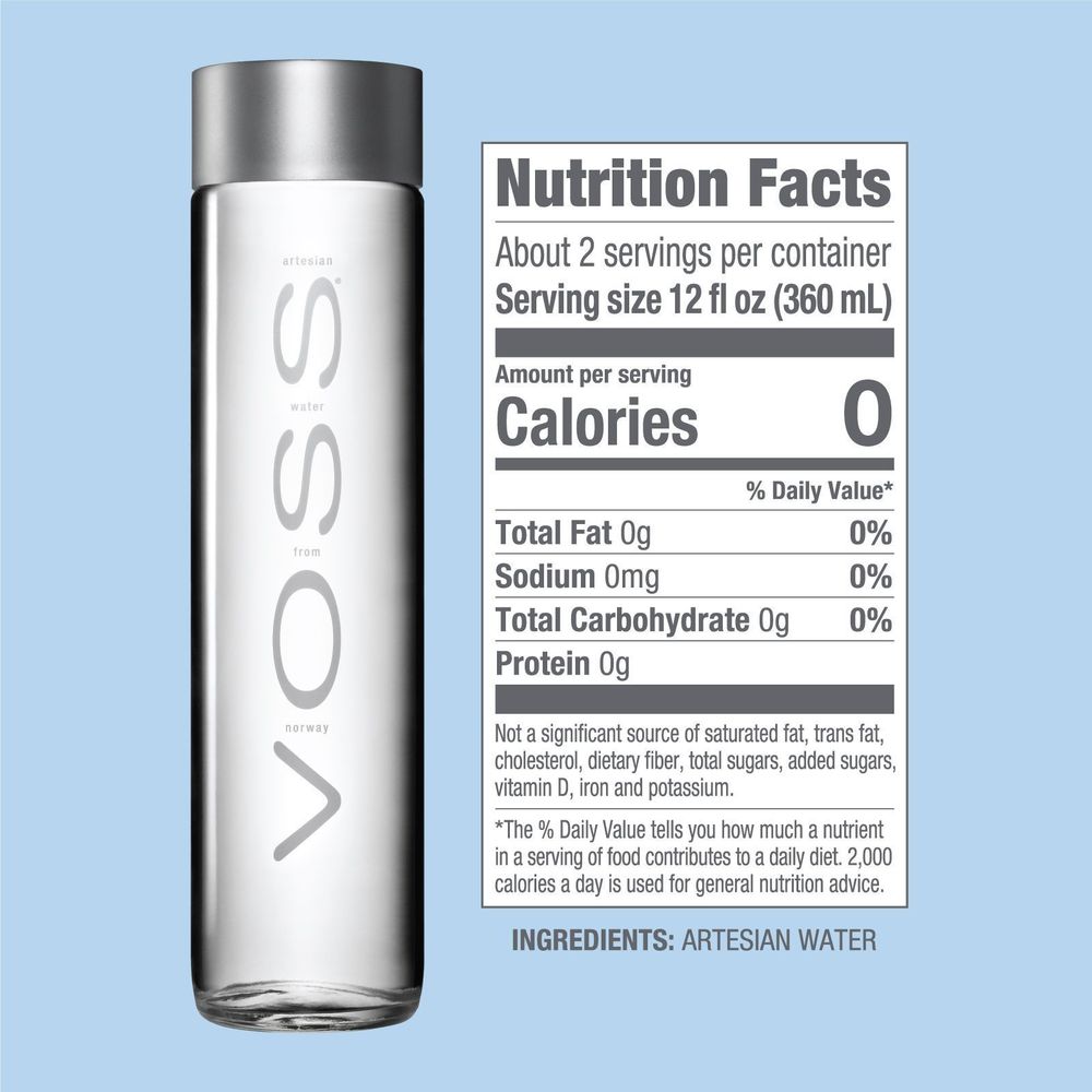 Voss Artesian Still Water, 27.1 Fluid Ounce -- 12 Per Case