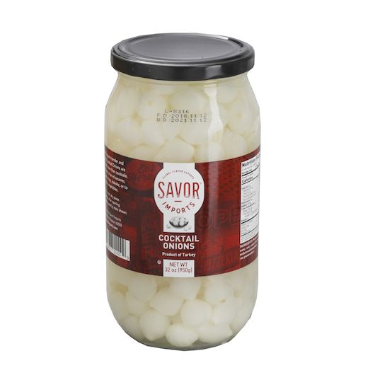 Savor Imports Cocktail Onion, 32 Ounce -- 6 per case.