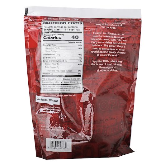 Savor Imports Crispy Fried Onion, 24 Ounce -- 6 Per Case