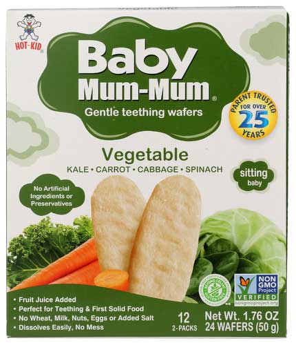 Baby Mum-mum Vegetable Rice Rusk -- 6 Per Case
