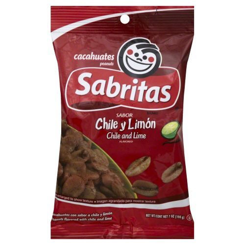 Gamesa Sabritas Chile Lime Peanuts, 7 Ounce -- 12 Per Case