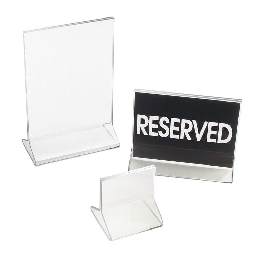 Cal-mil Classic Standard Tabletop Cardholder, 4 1/4 X 6 1/2 Inch