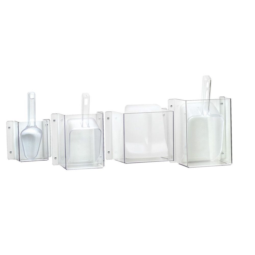 Cal-mil Polycarbonate Wall Mount Scoop Guard, 64 Ounce.
