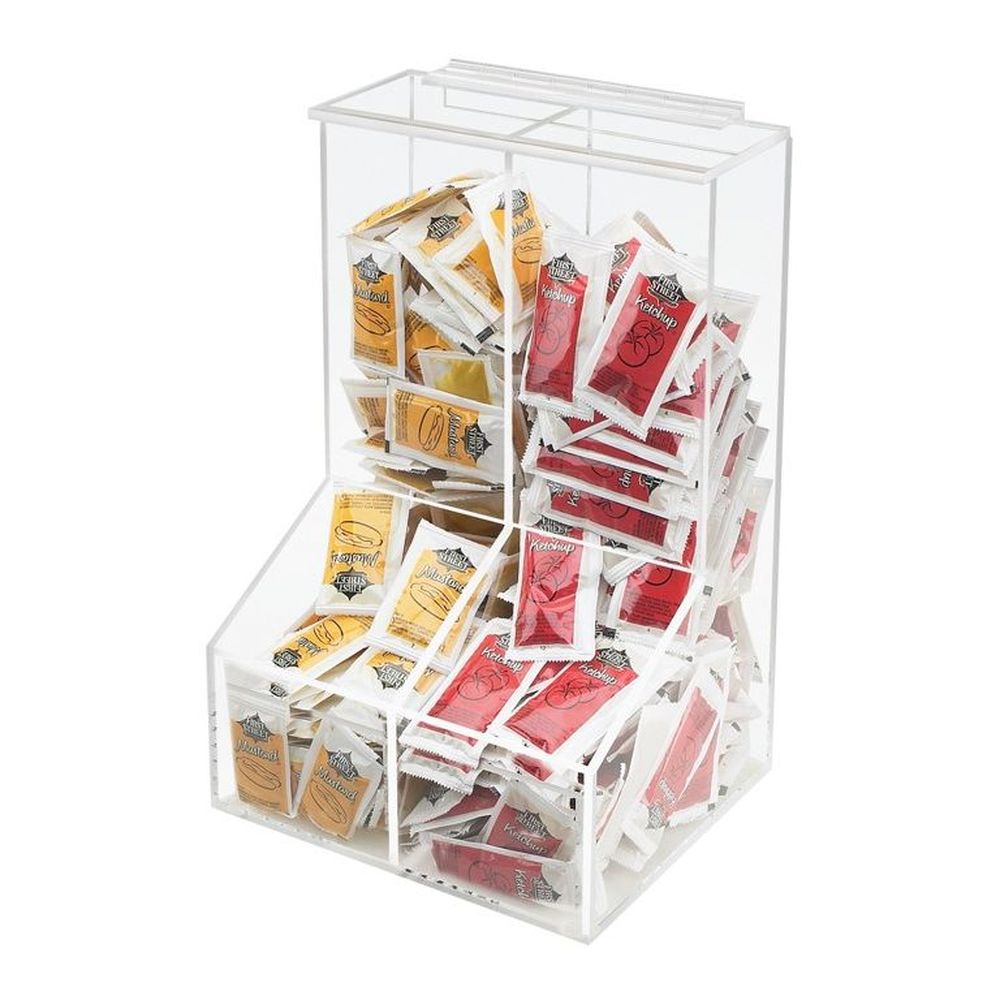 Cal-mil Classic Two Section Condiment Organizer, 8.5 X 4 X 12 Inch
