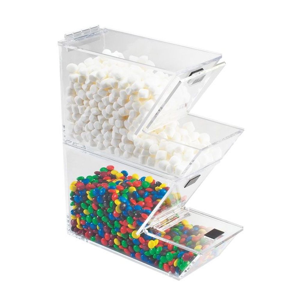 Cal-mil Classic Clear Acrylic Topping Dispenser, 4 X 11 X 7 Inch