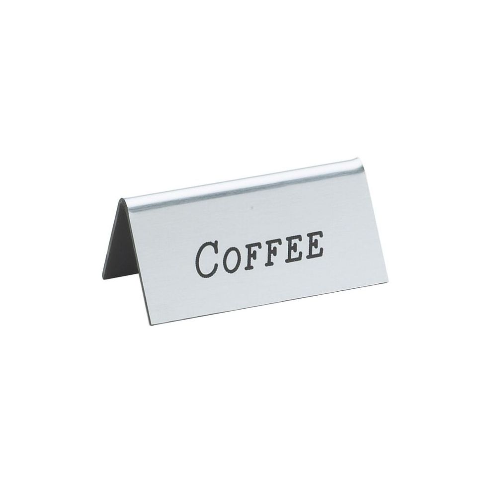 Cal-mil Silver Coffee Beverage Tent, 3 X 1 1/2 Inch -- 12 Per Case