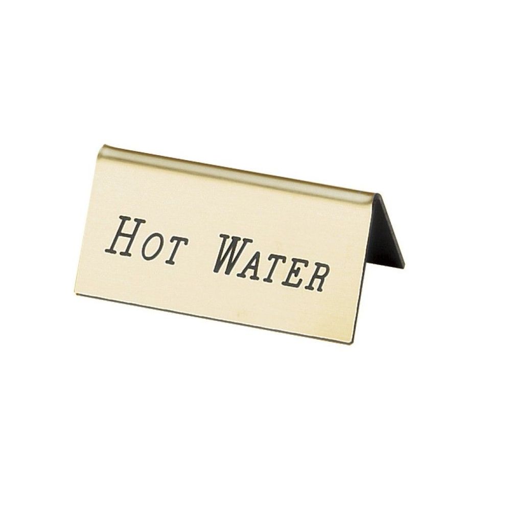 Cal-mil Gold Hot Water Beverage Tent, 3 X 1 1/2 Inch
