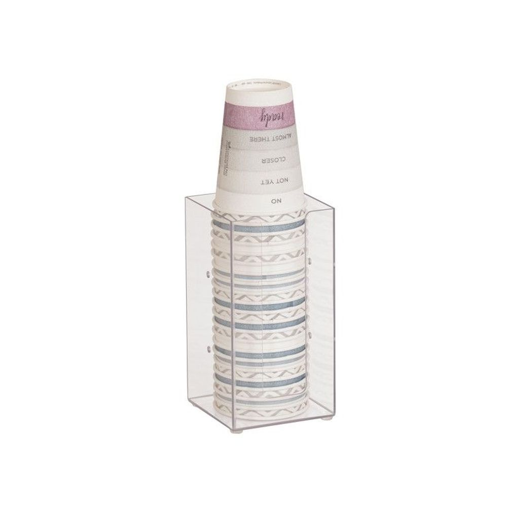Cal-mil Classic Acrylic Modular Countertop Lid Holder, 4.5 X 4.5 X 8 Inch