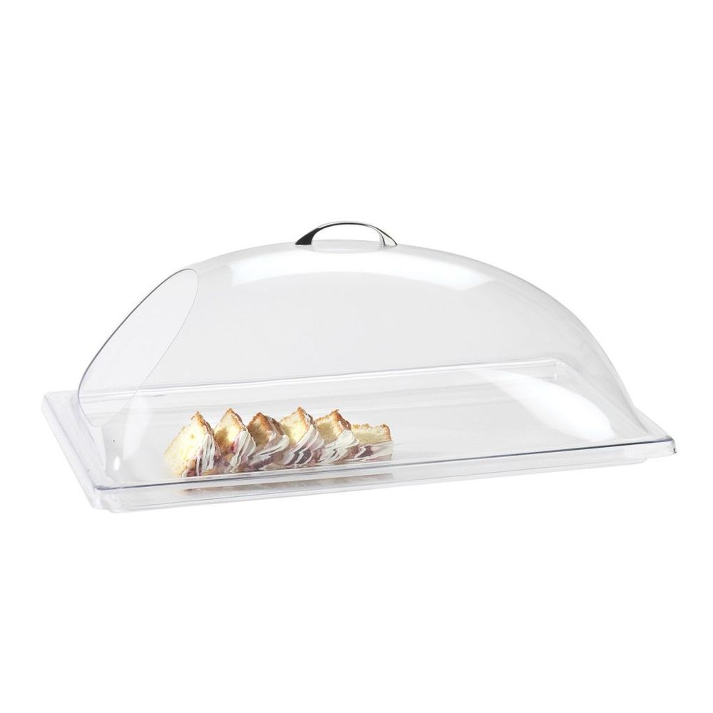 Cal-mil Classic Polycarbonate Clear Dome Display Cover With With Single End Opening, 12 X 20 X 7.5 Inch