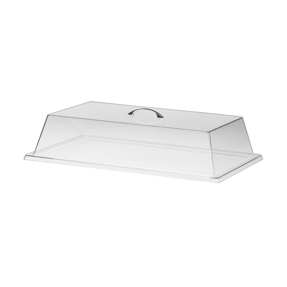 Cal-mil Clear Polycarbonate Standard Rectangular Bakery Tray Cover, 12 X 20 X 4 Inch -- 4 Per Case