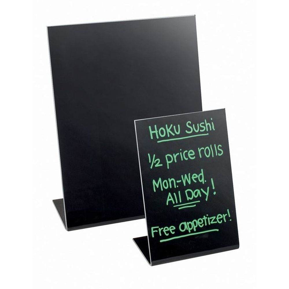 Cal-mil Black Write-on Easel Board, 5 X 7 Inch -- 6 Per Case