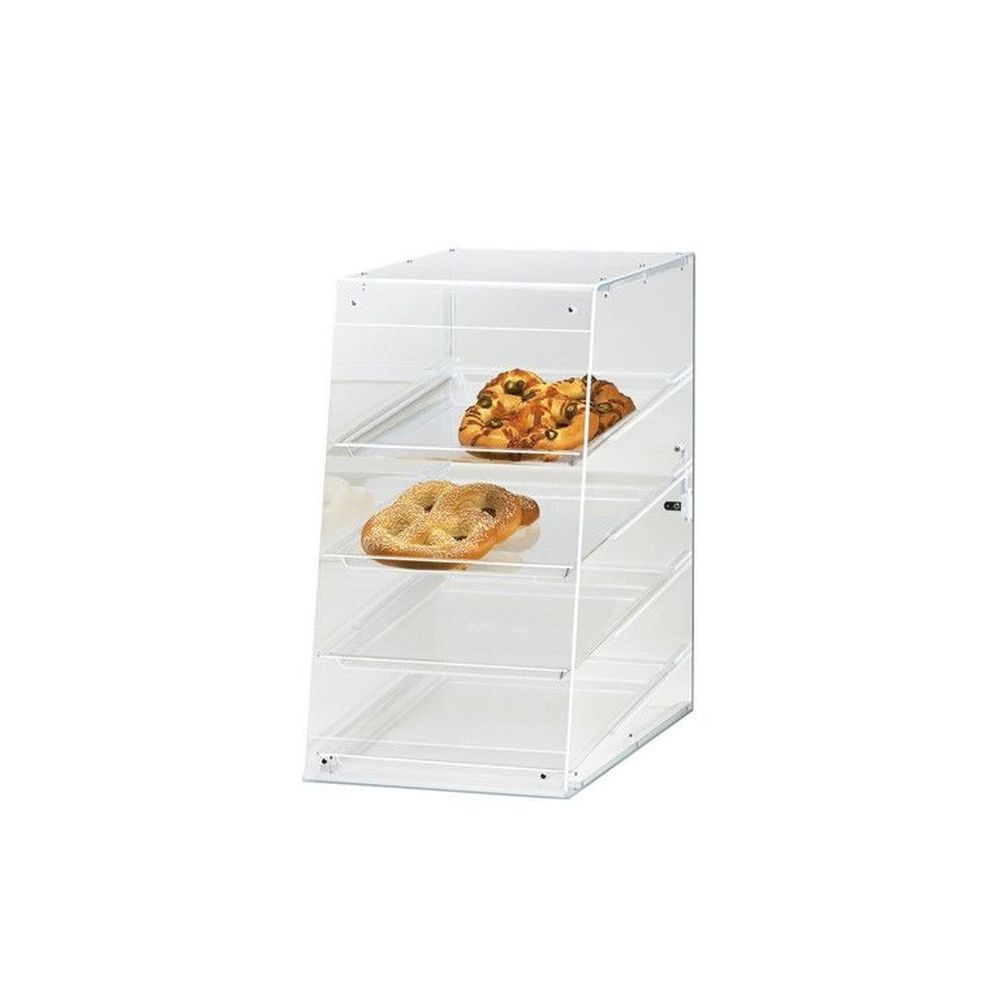 Cal-Mil Classic Four Tray U Build Attendant Serve Display Case, 13.50 x 21.00 x 24.50 inch