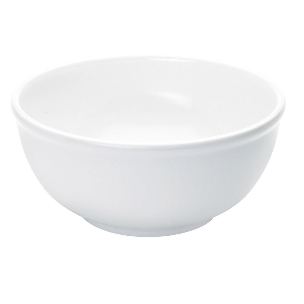 Cal-mil White Melamine Round Bowl, 8 Inch
