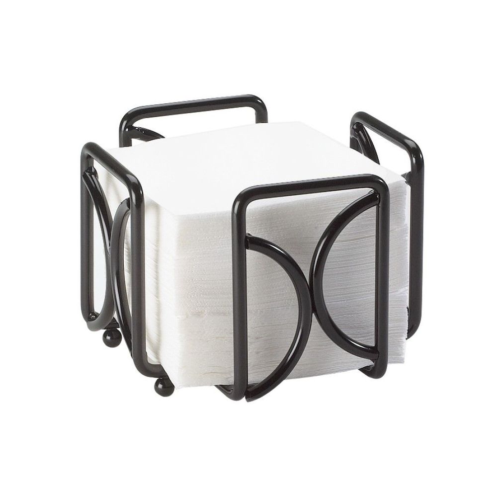 Cal-mil Black Wire Iron Napkin Holder, 5.5 X 5.5 X 4.5 Inch -- 6 Per Case