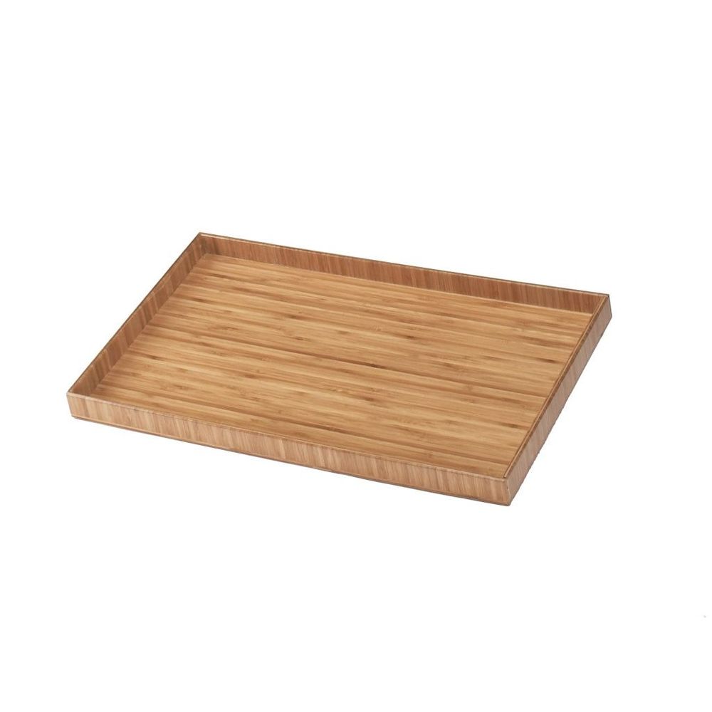 Cal-mil Bamboo Tray, 19.75 X 11.75 X 1.25 Inch -- 2 Per Case