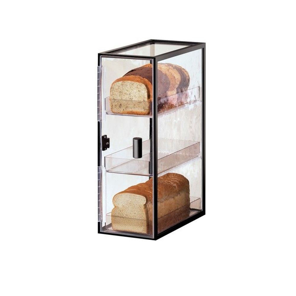 Cal-mil Iron 3 Section Vertical Bread Case With Front Door, 7 X 12.25 X 19.5 Inch