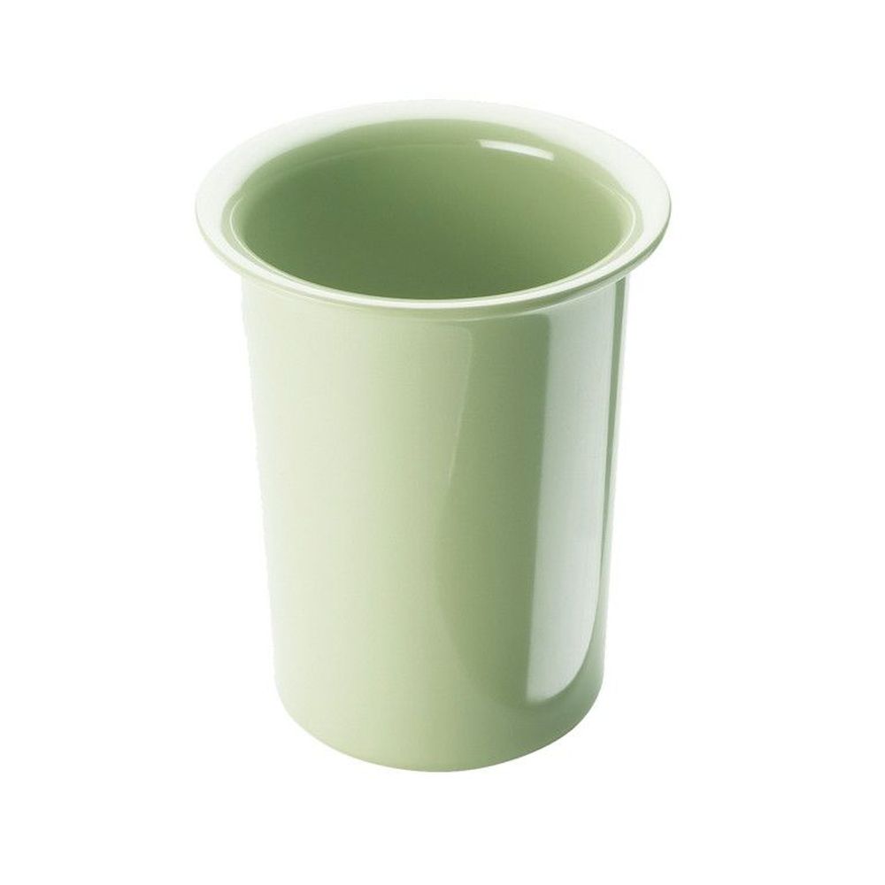 Cal-mil Matcha Solid Melamine Cylinder For Flatware Or Condiment Display, 4.50in L X 4.50in W X 5.50in H -- 3 Per Case