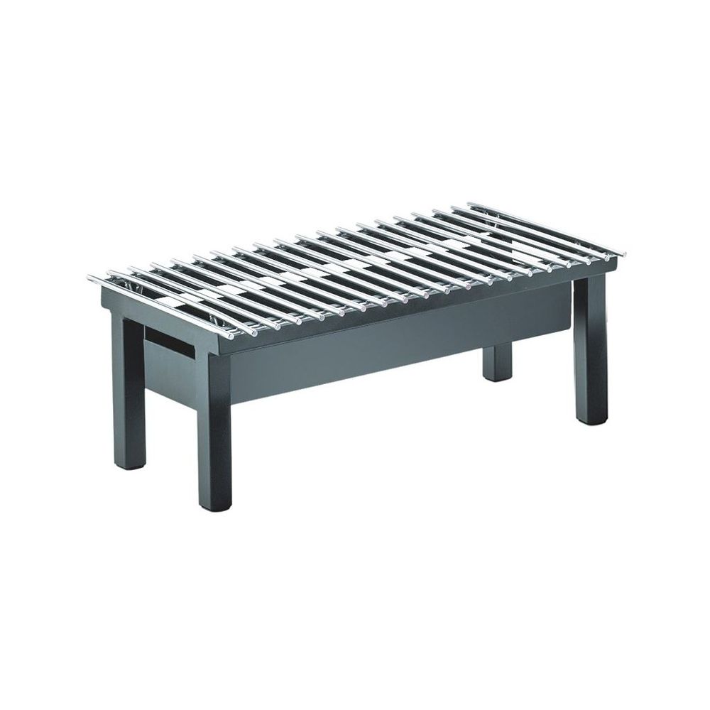 Cal-mil One By One Black Rectangle Modern Chafer Alternative, 22 X 12 X 7 Inch