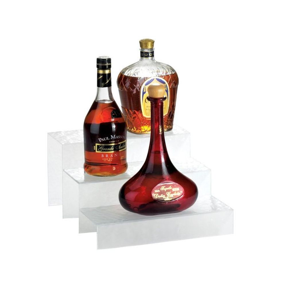 Cal-mil Classic Crystal Ice Bottle Display Riser, 12 X 13 X 6.75 Inch