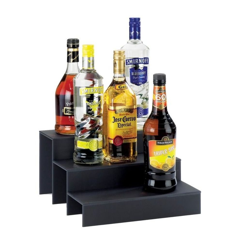 Cal-mil Classic Graphite Acrylic Bottle Display, 12 X 13 X 6.75 Inch