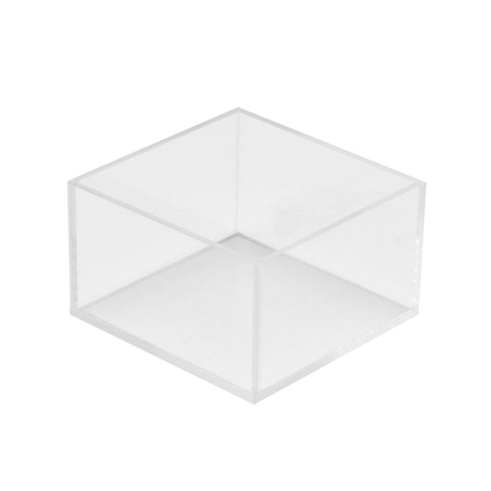 Cal-mil Clear Acrylic Square Accessory Bowl For Salad Bar, 5 X 5 X 3 Inch