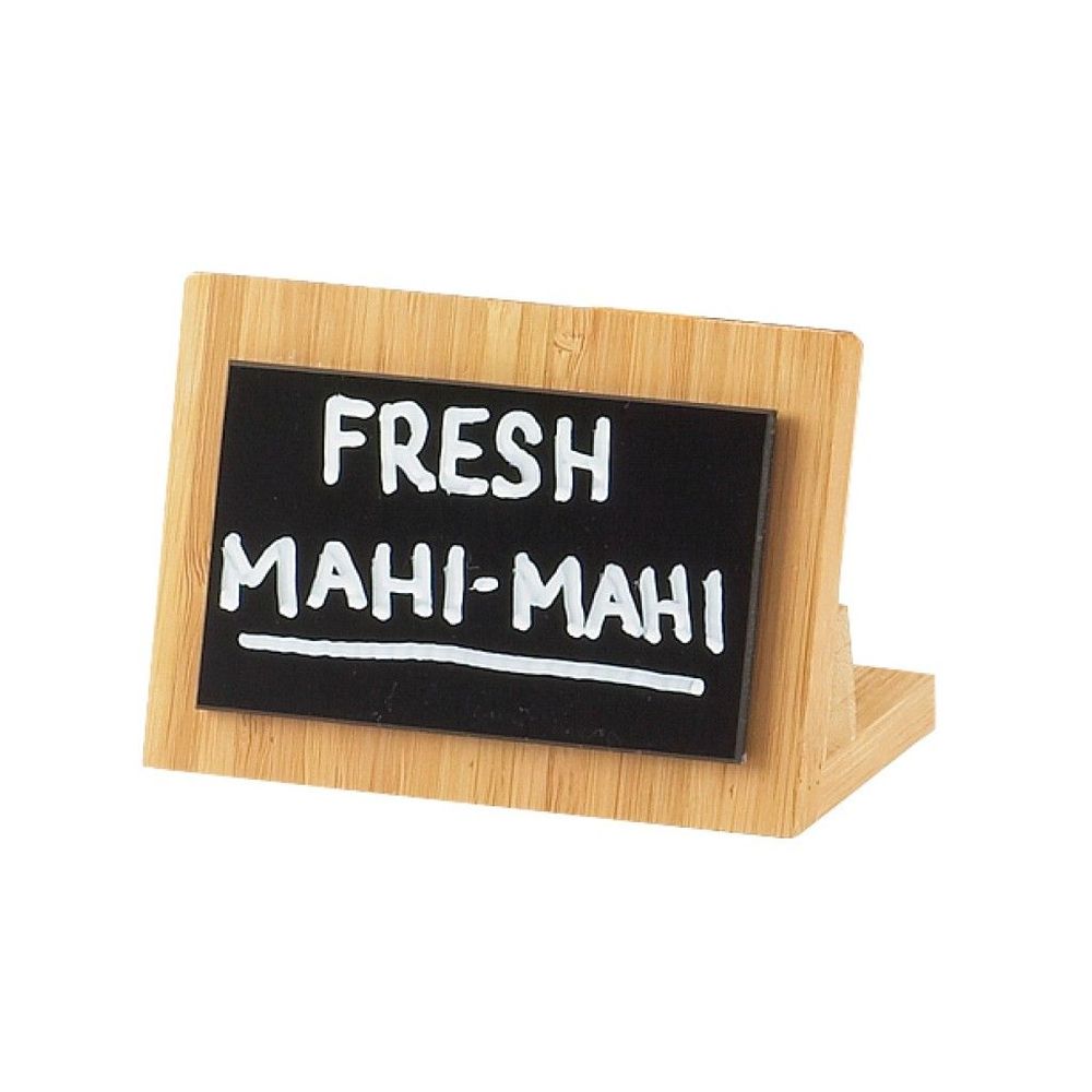 Cal-mil Bamboo Framed Write On Board, 3.5 X 2 Inch Inch -- 6 Per Case