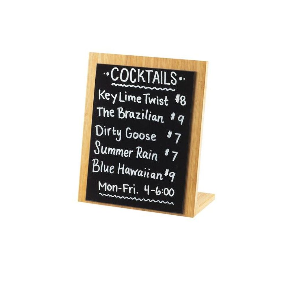 Cal-Mil Bamboo Framed Card Holder, 8.5 x 11 inch -- 6 per case