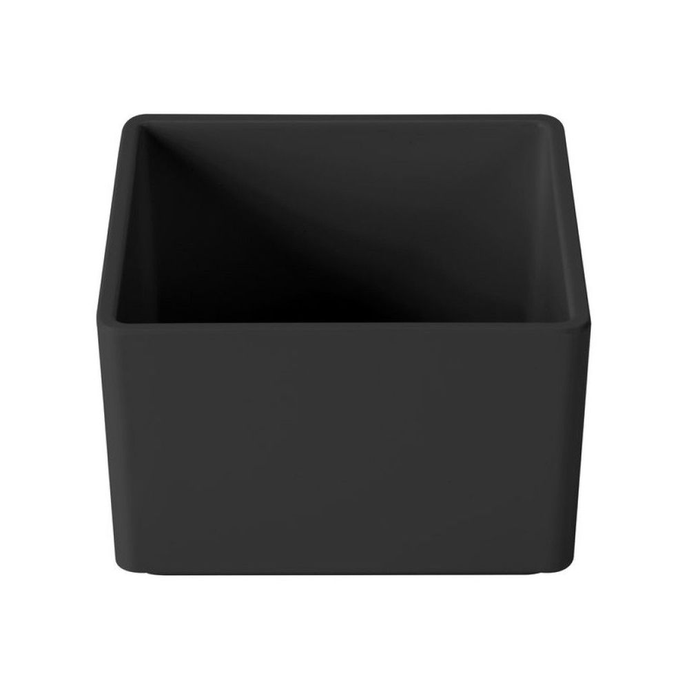 Cal-mil Black Melamine Box, 5 X 5 X 3 Inch -- 2 Per Case