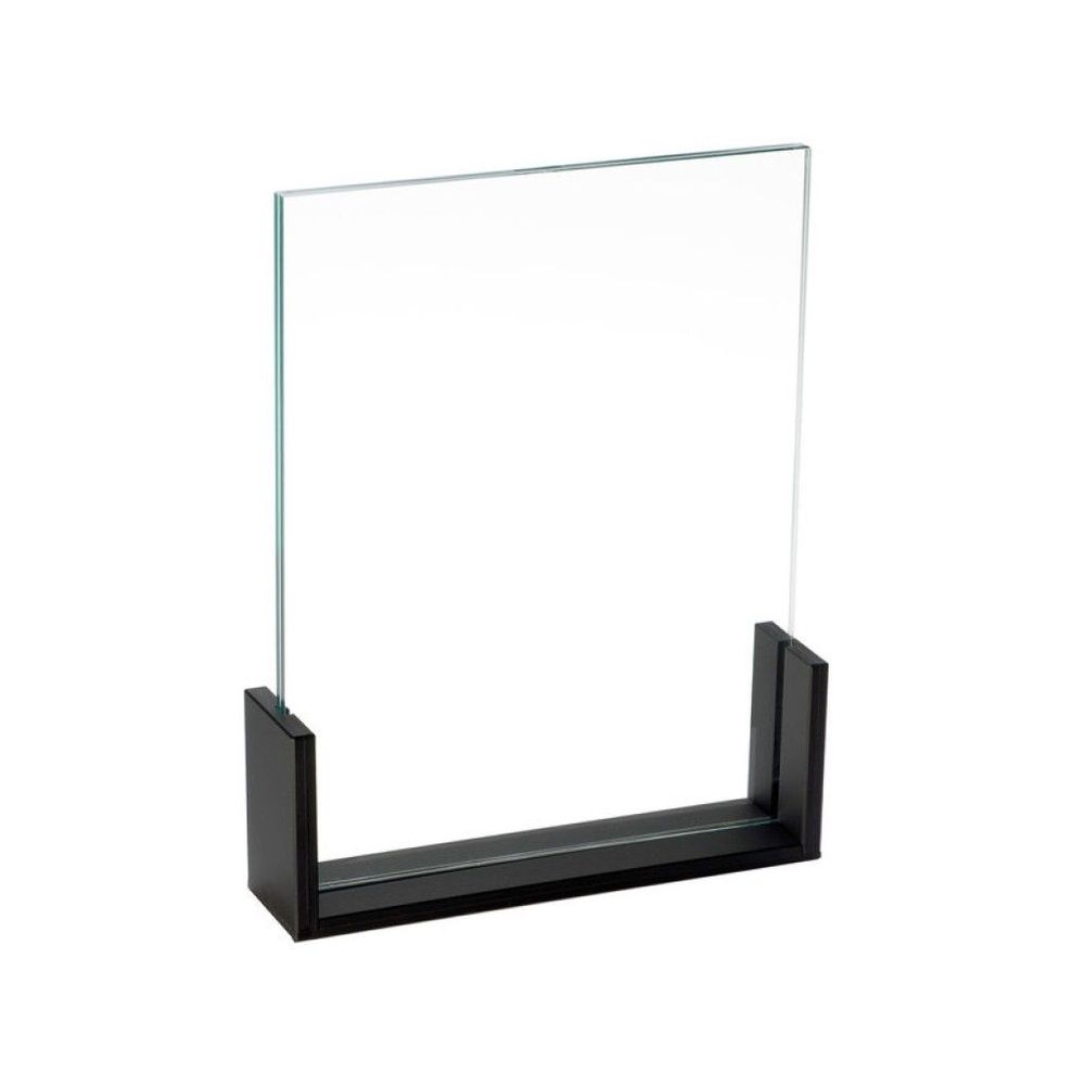 Cal-mil Midnight Bamboo U Frame Table Top Card Holder, 8 X 1.5 X 12 Inch