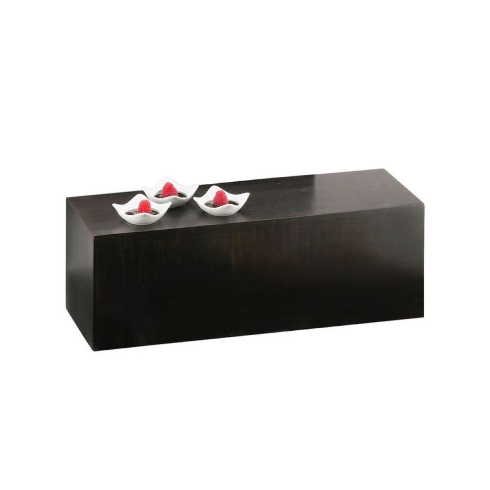 Cal-mil Midnight Bamboo Rectangular Riser, 20.5 X 7 X 7 Inch