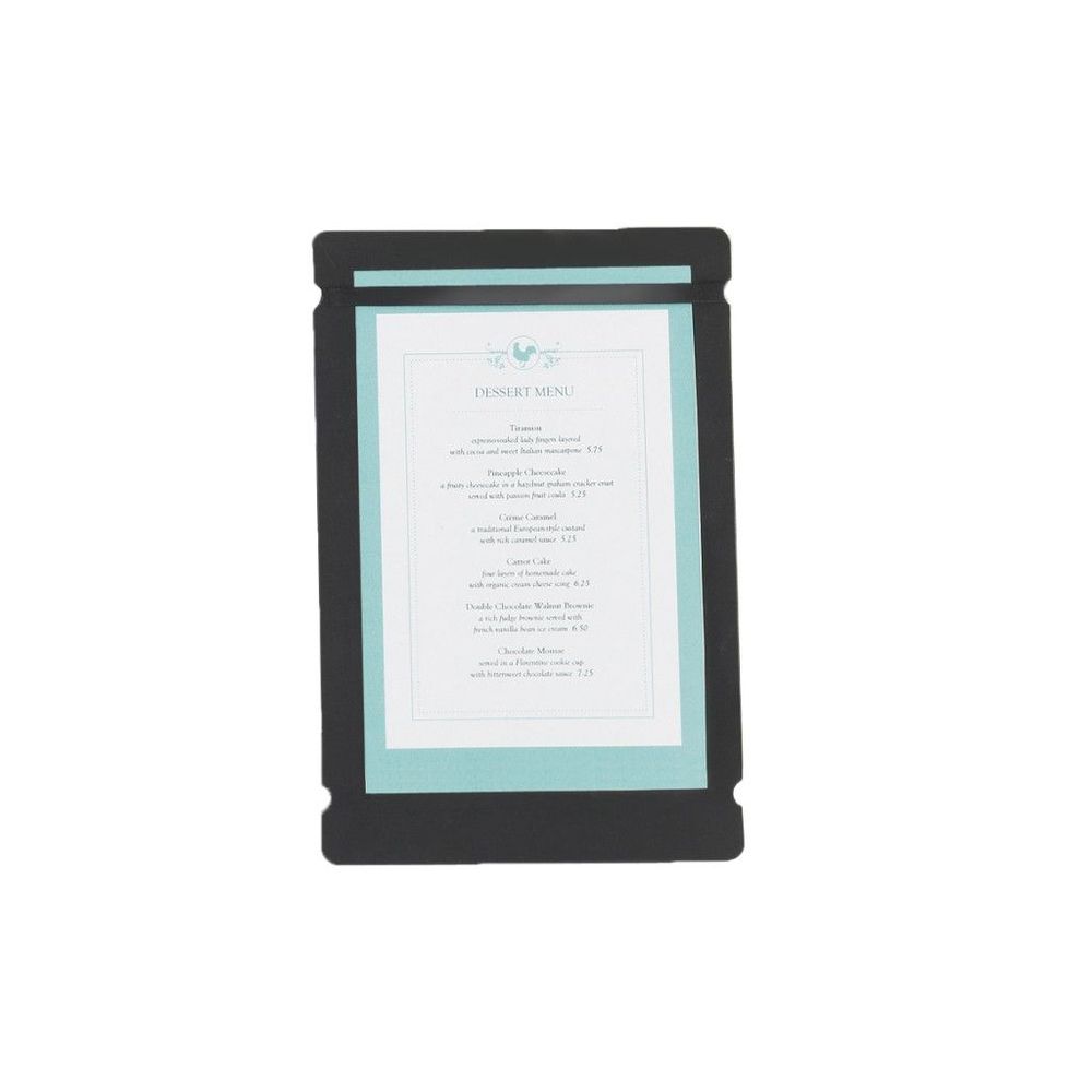 Cal-mil Durable Black Menu Board, 8.5 X 11 Inch