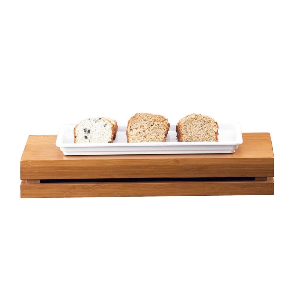 Cal-mil Bamboo Rectangle Crate Riser, 20 X 7 X 3 Inch