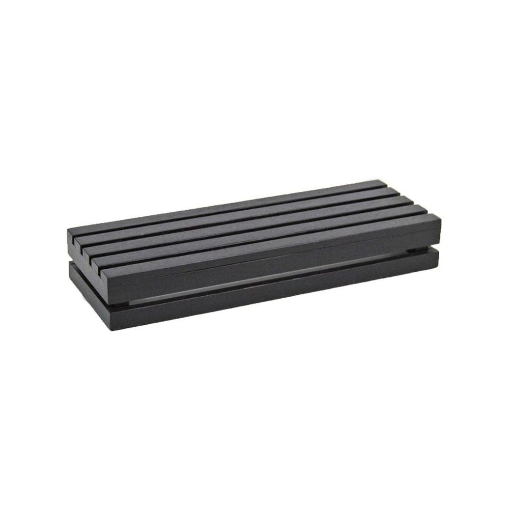 Cal-mil Midnight Bamboo Rectangle Crate Riser, 20 X 7 X 3 Inch