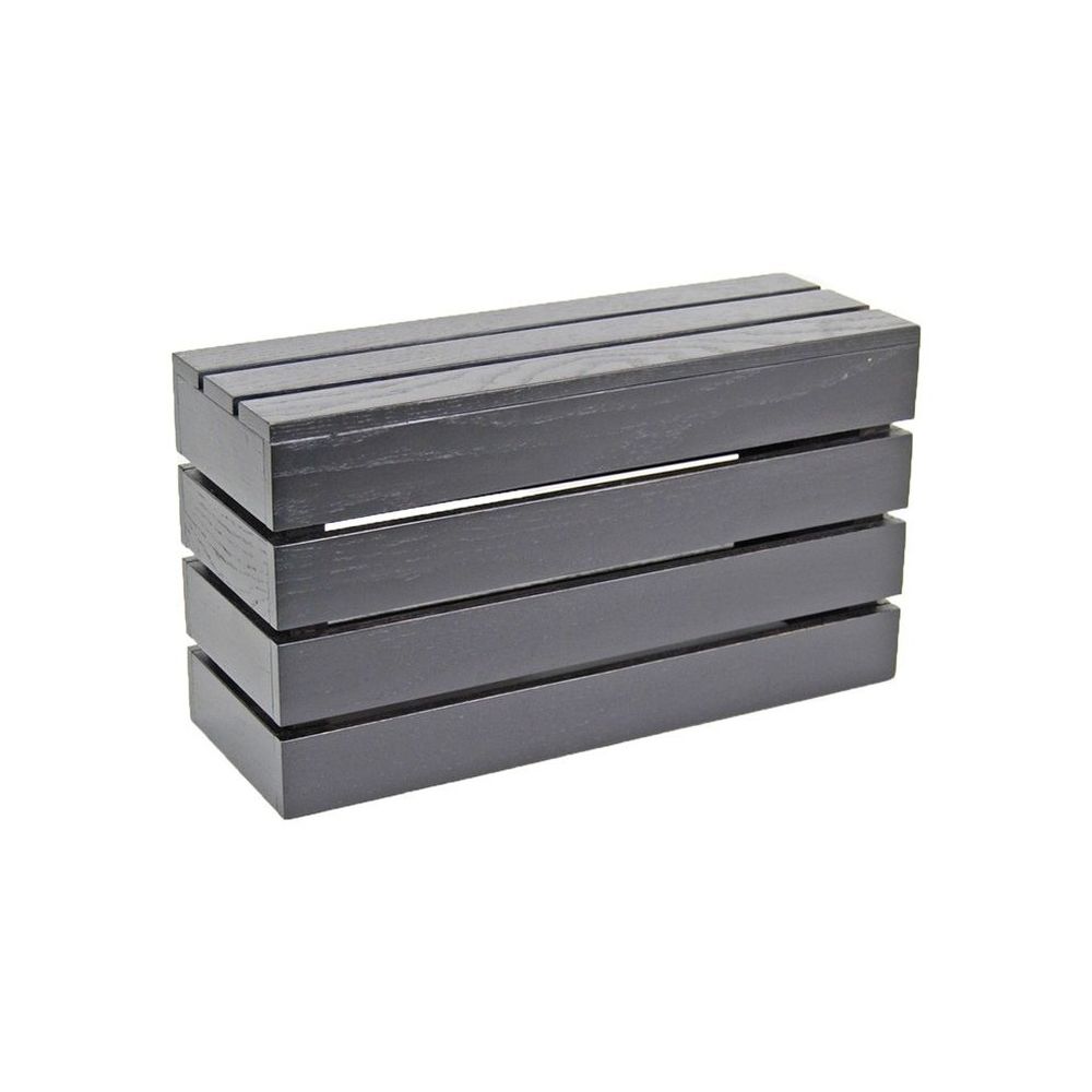 Cal-mil Midnight Bamboo Rectangle Crate Riser, 20 X 7 X 11 Inch