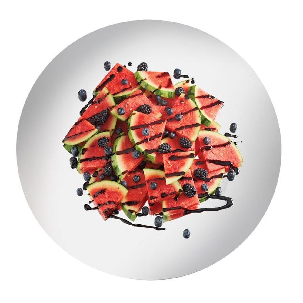 Cal-Mil Round Glass Mirror Tray, 12 inch Dia x .25 inch