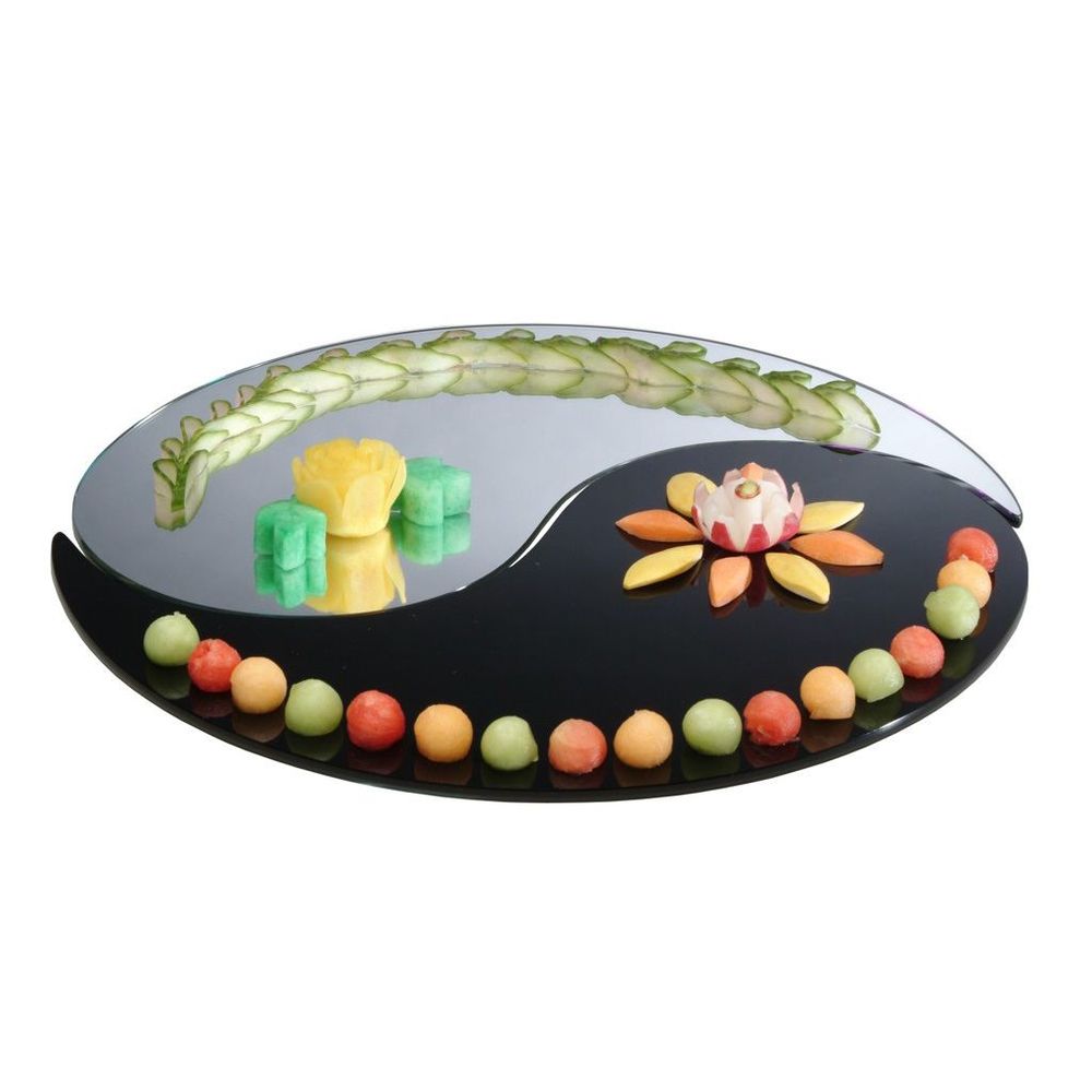 Cal-mil Yin Yang 2 Piece Mirror Set, 24 Inch Dia X 0.25 Inch