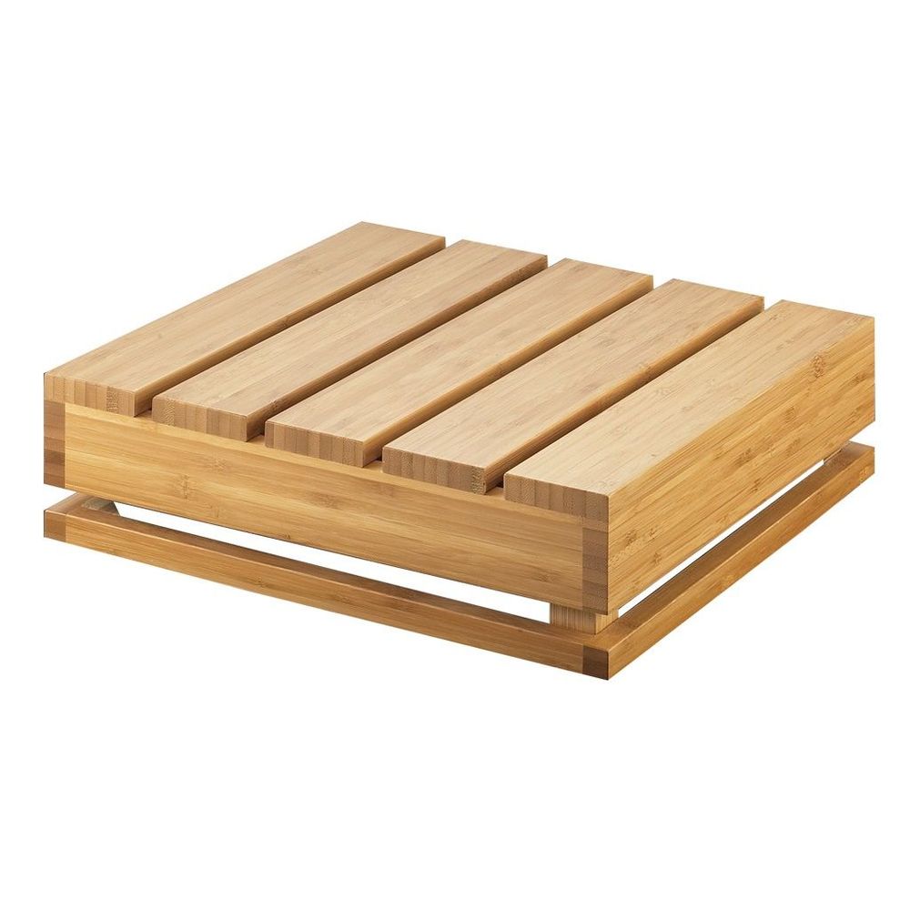 Cal-mil Bamboo Crate Riser, 12 X 12 X 4 Inch