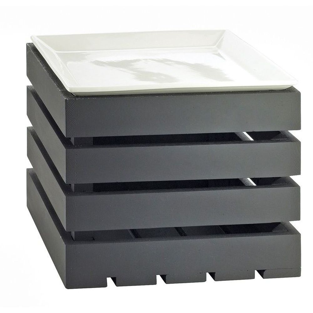 Cal-mil Midnight Bamboo Crate Riser, 12 X 12 X 10 Inch