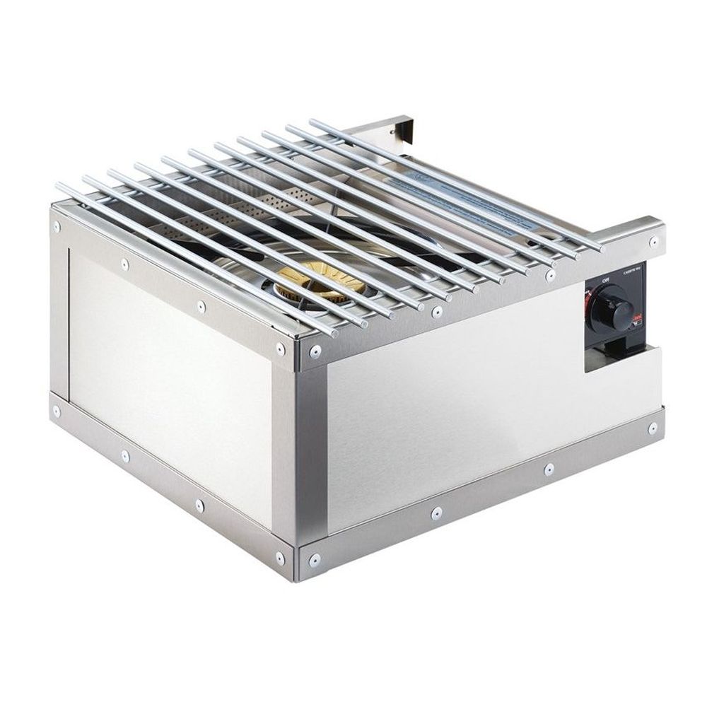 Cal-mil Urban Stainless Steel Butane Burner Housing, 14 X 12.5 X 7.25 Inch